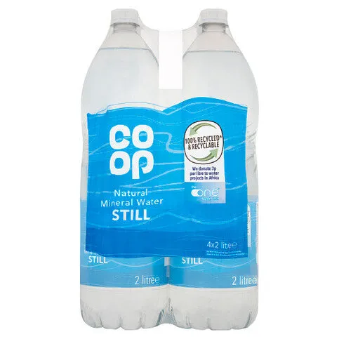 Co-op Natural Mineral Water Still 4 x 2 Litre