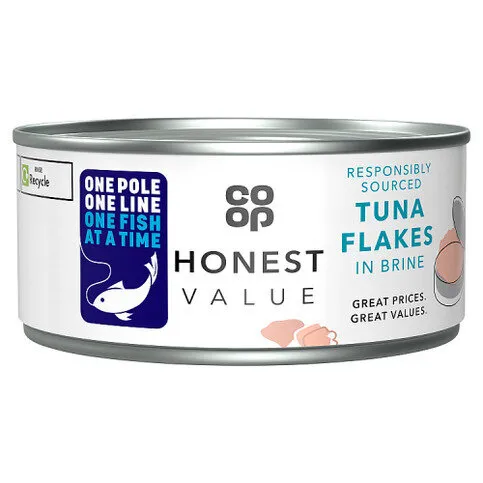 Co-op Honest Value Tuna Flakes in Brine 145g