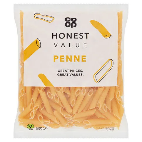 Co-op Honest Value Penne 500g