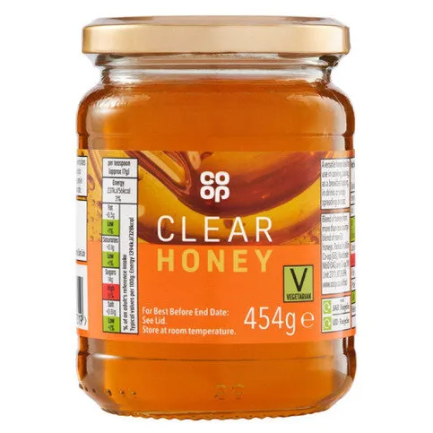 Co-op Clear Honey 454g