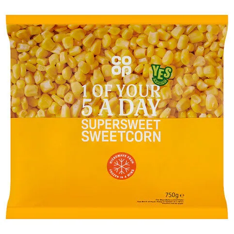 Co-op Supersweet Sweetcorn 750g