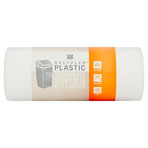 Co-op 25 Tie Handle Swing Bin Liners
