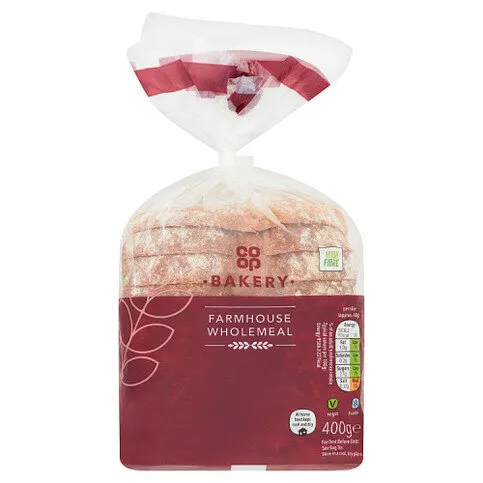 Co-op Bakery Farmhouse Wholemeal 400g