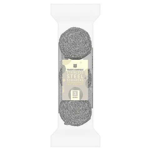 Co-op 3 Stainless Steel Scourers