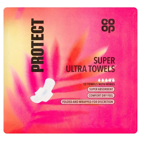 Co-op 12 Protect Super Ultra Towels with Wings