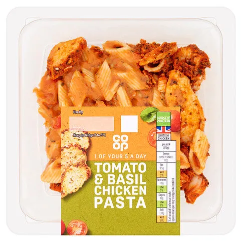 Co-op Tomato & Basil Chicken Pasta 270g