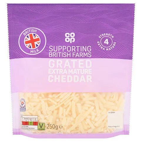 Co-op Grated Extra Mature Cheddar 250g