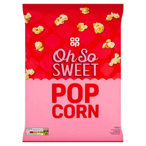 Co-op Oh So Sweet Popcorn 100g