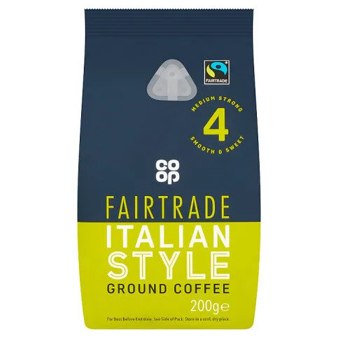 Co-op Italian Style Ground Coffee 200g