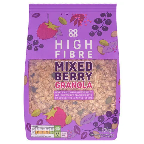 Co-op Mixed Berry Granola 500g