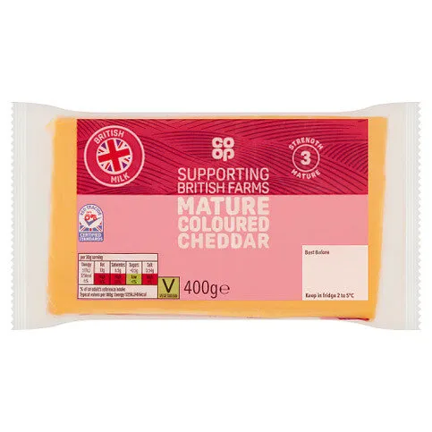 Co-op Coloured Mature Cheddar 400g