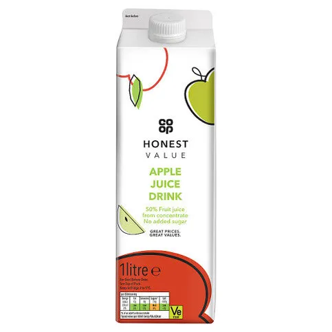 Co-op Apple Juice Drink 1L