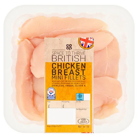 Co-op Space to Thrive British Chicken Breast Mini Fillets 400g
