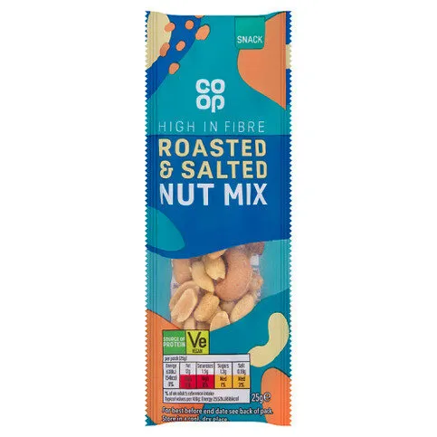 Co-op Roasted & Salted Nut Mix 25g