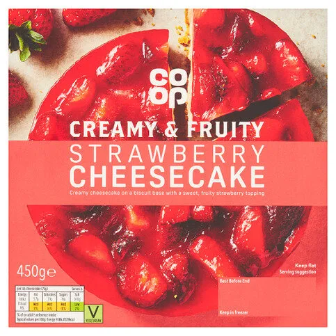 Co-op Strawberry Cheesecake 450g