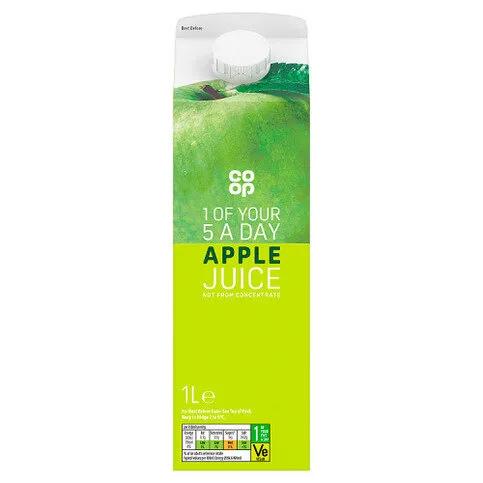 Co-op Apple Juice 1L