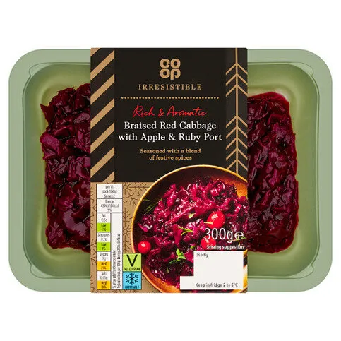 Co-op Irresistible Braised Red Cabbage with Apple & Ruby Port 300g