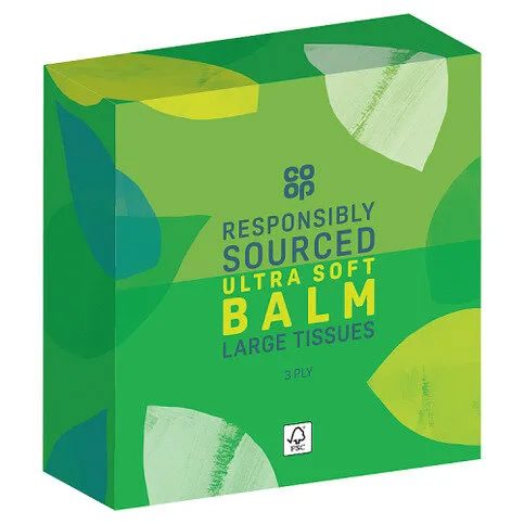 Co-op Ultra Soft Balm Large Tissues