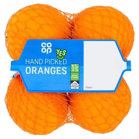Co-op 4 Hand Picked Oranges