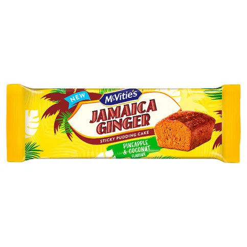McVitie's Jamaica Ginger Pineapple & Coconut Flavour Sticky Pudding Cake