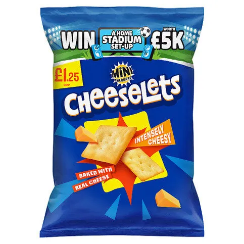 Cheeselets Intensely Cheesy Flavour Mini Cheddars 90g