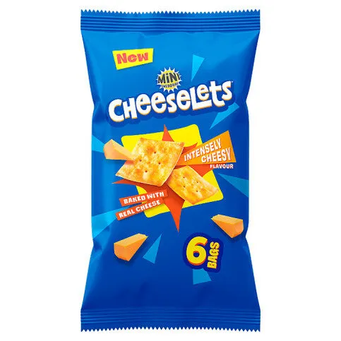 Mini Cheddars Cheeselets 6 Bags 147g