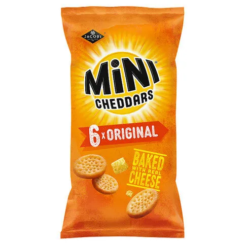 Jacob's 6 Original Mini Cheddars 138g