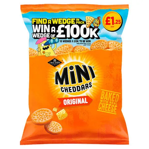 Jacob's Original Mini Cheddars 90g