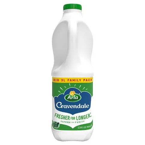 Cravendale Semi Skimmed Big Family Pack 3L