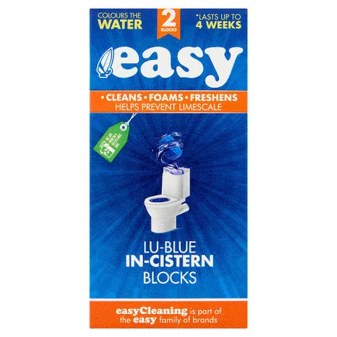 Easy Lu-Blue In-Cistern Blocks 2 x 38g
