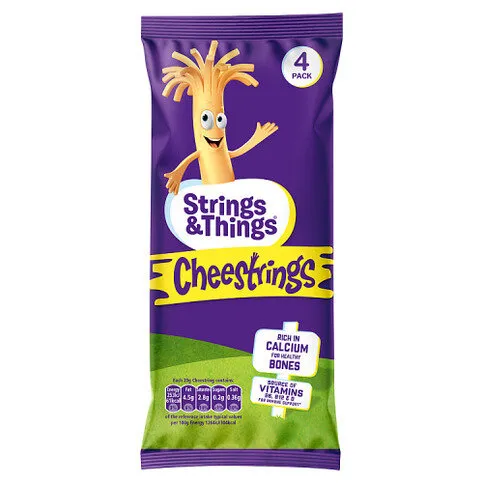 Strings & Things Cheestrings 4 x 20g (80g)