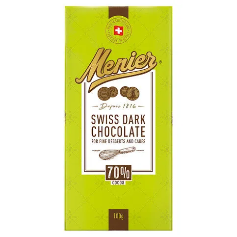 Menier Swiss Dark Chocolate 100g