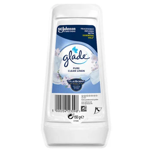 Glade Solid Gel Clean Linen Air Freshener 150g
