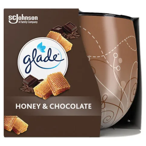 GLADE CANDLE HONEY&CHOCOLATE EACH