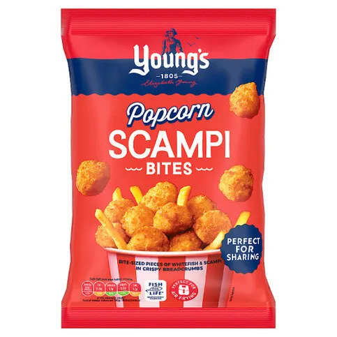 Young's Popcorn Scampi Bites 190g