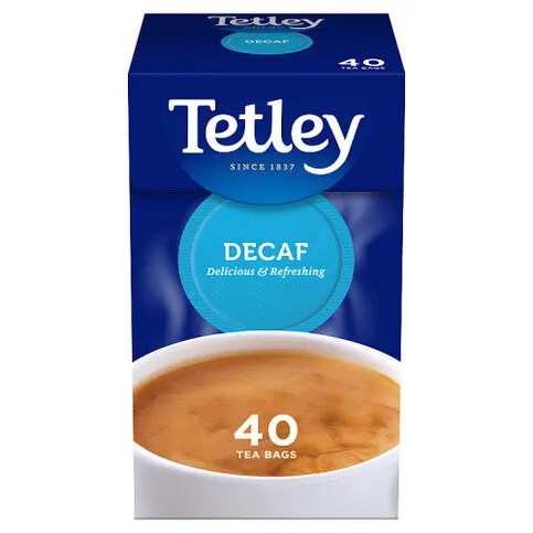 Tetley Decaf 40 Tea Bags 125g