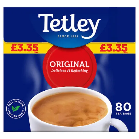 Tetley 80 Original Tea Bags 250g
