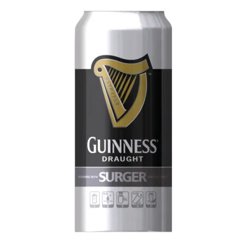 Guinness Draught Stout Beer Surger 520ml Can