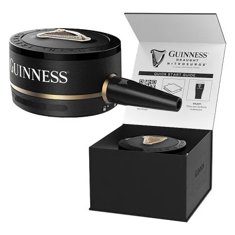 Guinness™ NitroSurge™ Device - Easy to Use - Portable - Re-chargeable - Use with NitroSurge™ Cans
