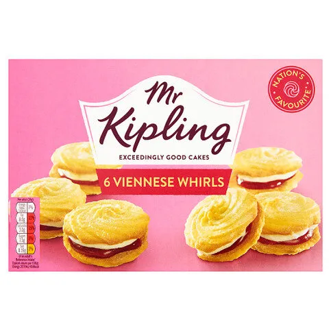 Mr Kipling 6 Viennese Whirls
