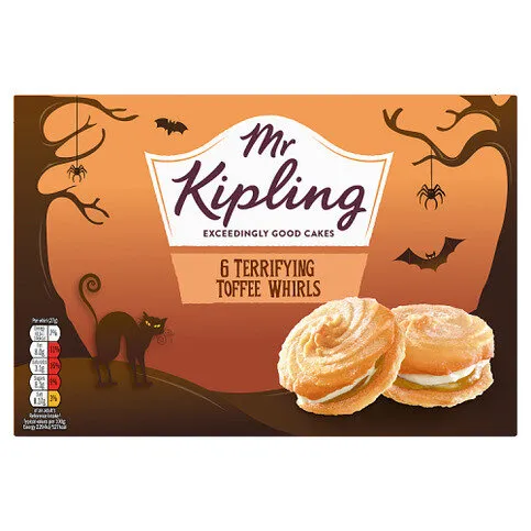Mr Kipling 6 Terrifying Toffee Whirls