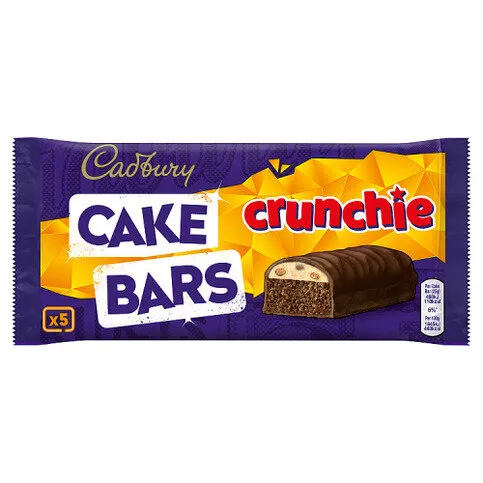 Cadbury 5 Cake Bars Crunchie