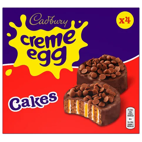 Cadbury 4 Creme Egg Cakes