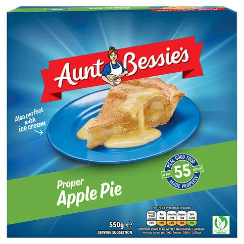 Aunt Bessie's Proper Apple Pie 550g