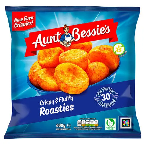 Aunt Bessie's Crispy & Fluffy Roasties 600g