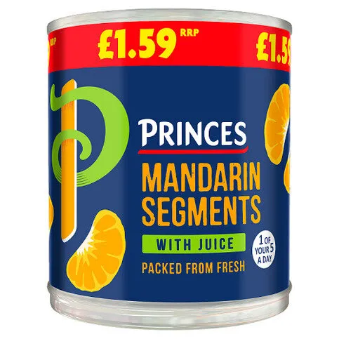 Princes Mandarin Segments in Juice 298g