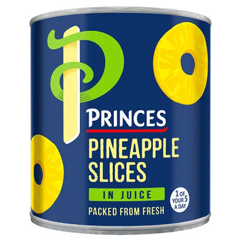 Princes Pineapple Slices in Juice 432g