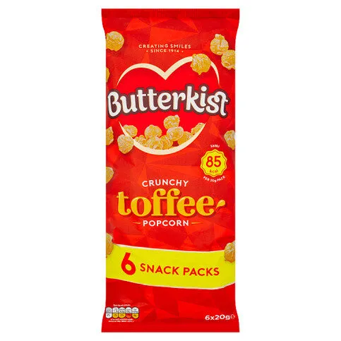 Butterkist Popcorn Toffee 6pk