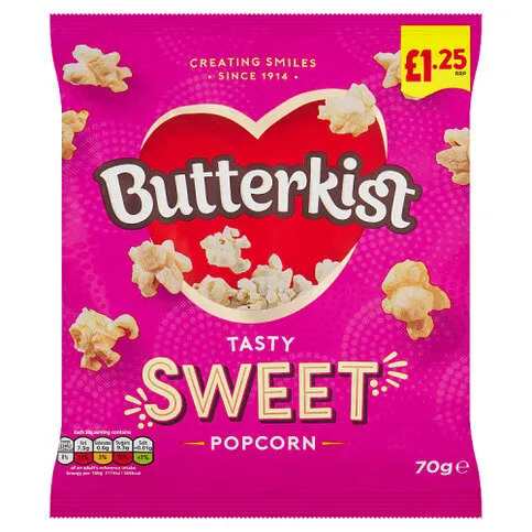 Butterkist Tasty Sweet Popcorn 70g