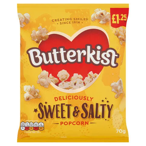 Butterkist Deliciously Sweet & Salty Popcorn 70g